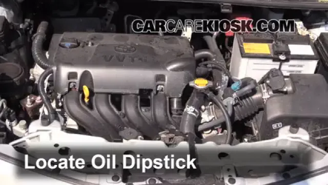 2012 Toyota Yaris L 1.5L 4 Cyl. Hatchback (4 Door) Huile Vérifier le niveau de l'huile